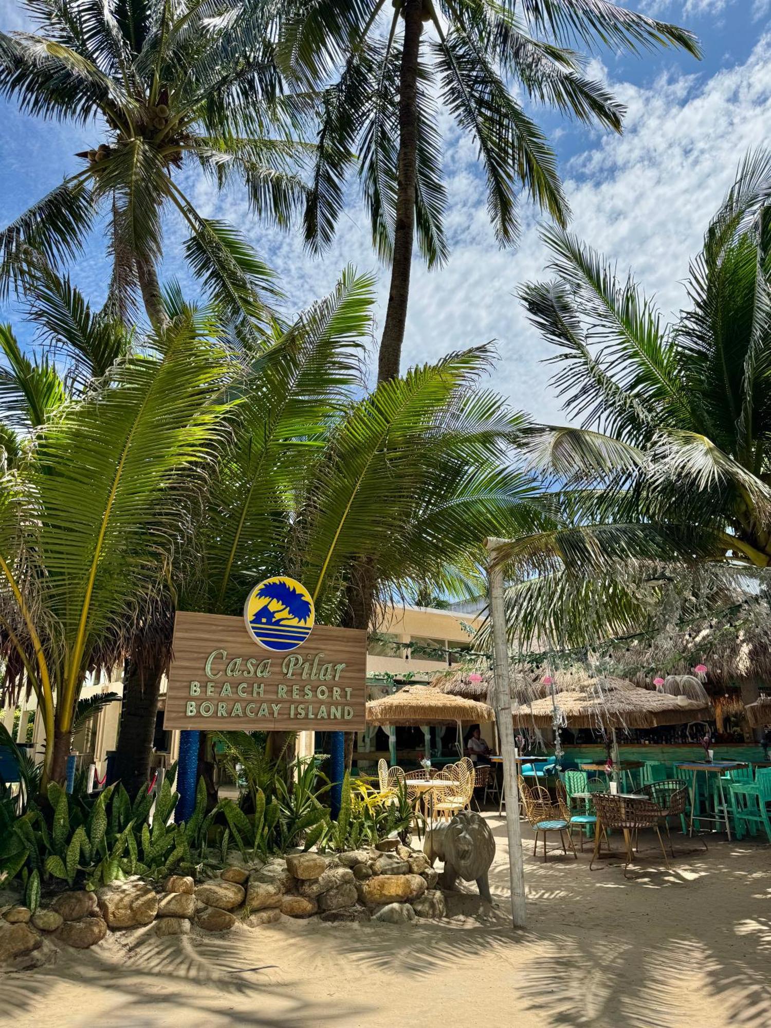 Casa Pilar Beach Resort Manoc-Manoc Esterno foto